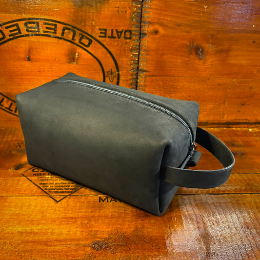 Nubuck Leather Dopp Bag