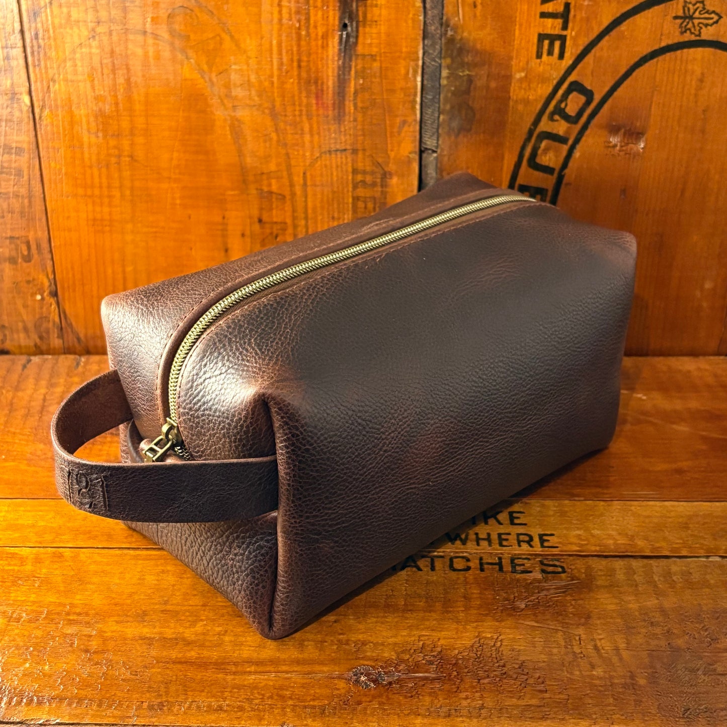 Leather Dopp Bag