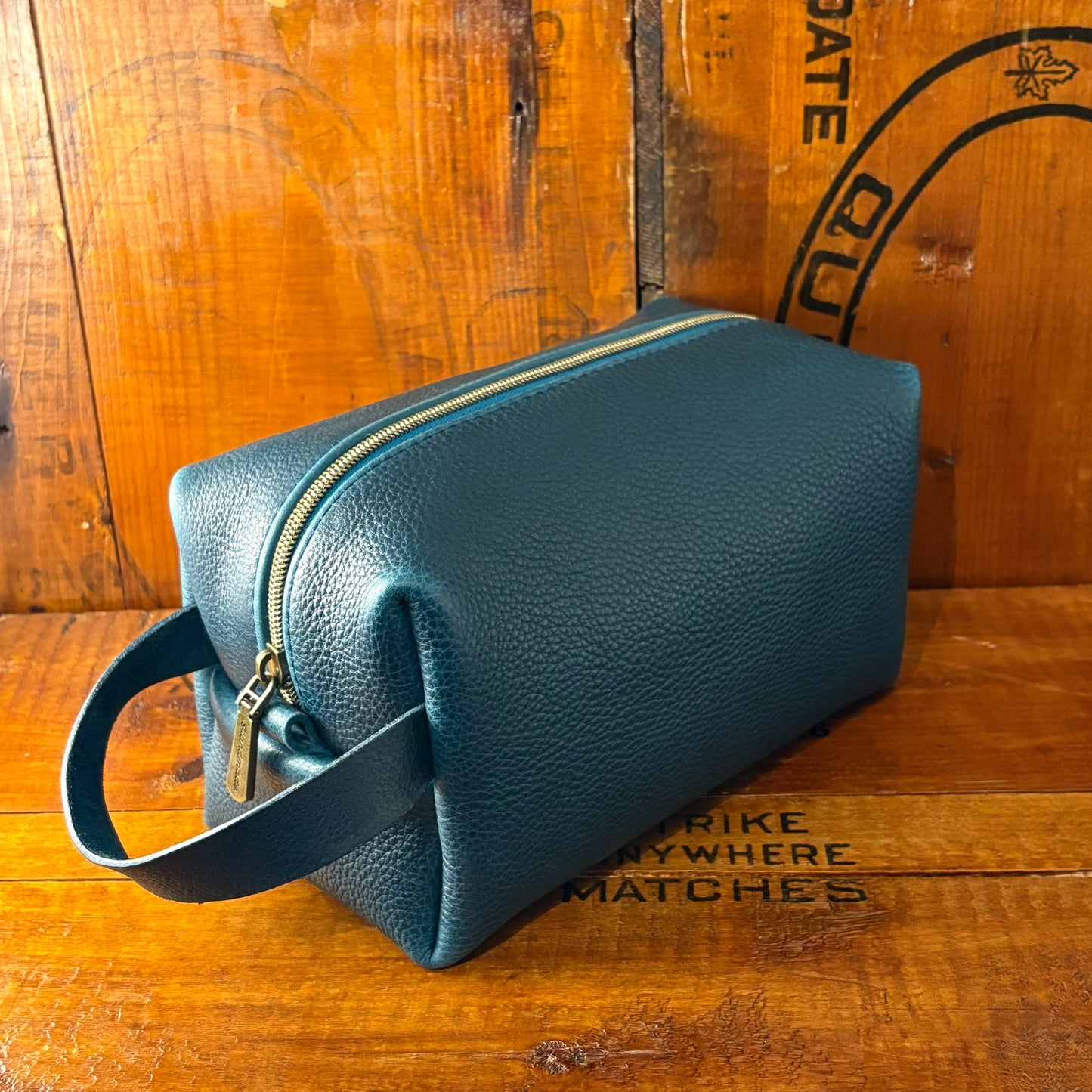 Leather Dopp Bag