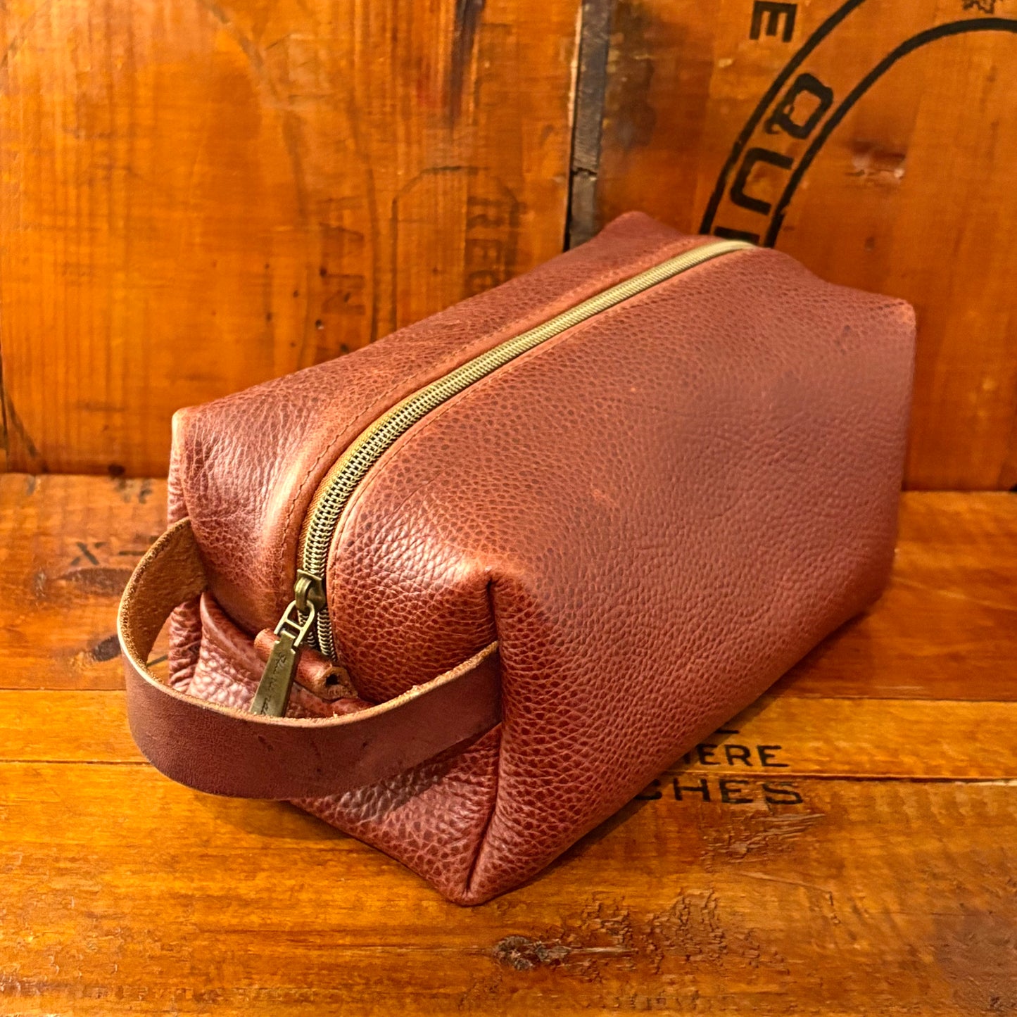 Leather Dopp Bag