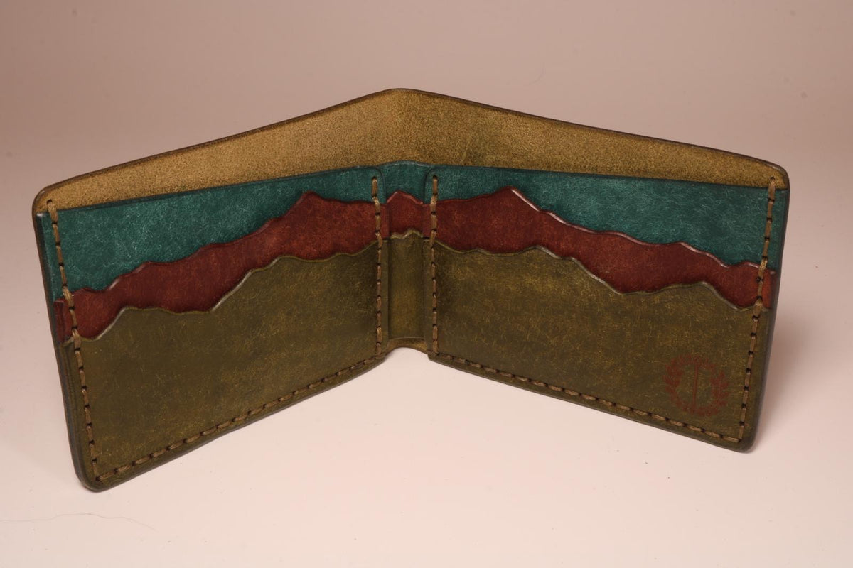 Mountain Landscape Bifold Wallet - Pueblo