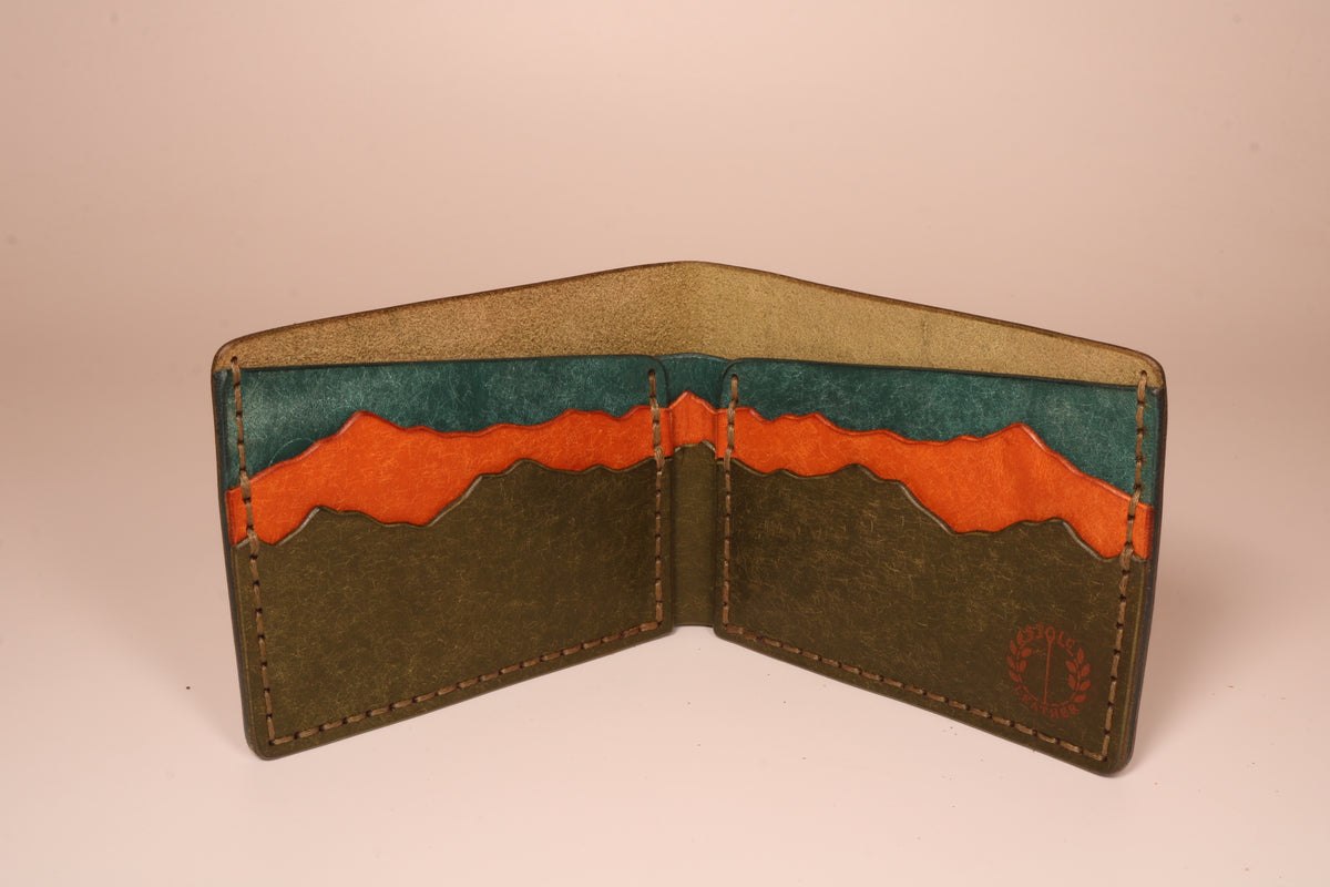 Mountain Landscape Bifold Wallet - Pueblo
