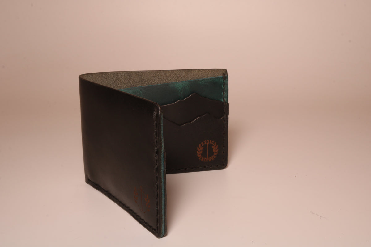 Mountain Landscape Bifold Wallet - Aurora