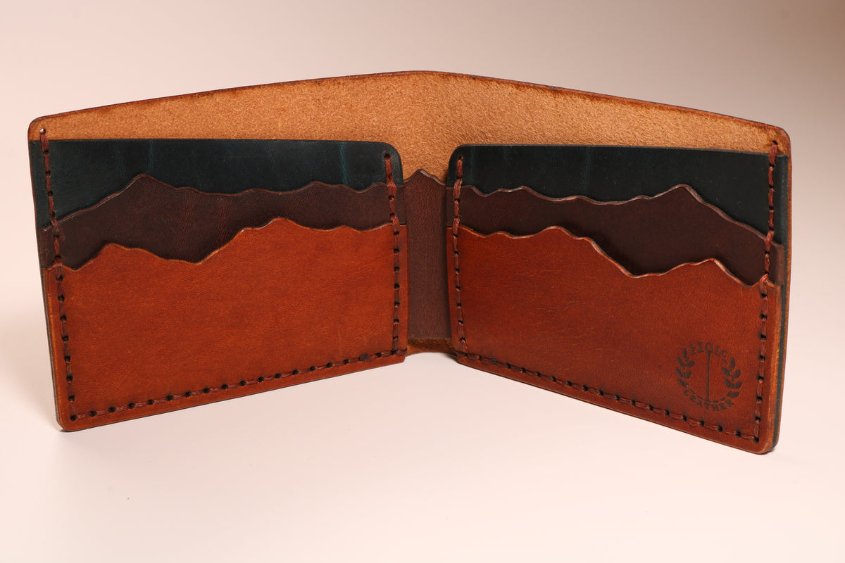 Mountain Landscape Bifold Wallet - Pompeii