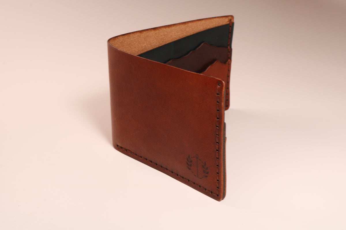 Mountain Landscape Bifold Wallet - Pompeii